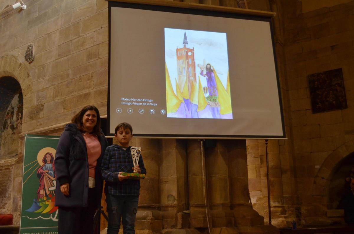 Mateo Monzón, ganador de la categoría de 9 a 12 años.