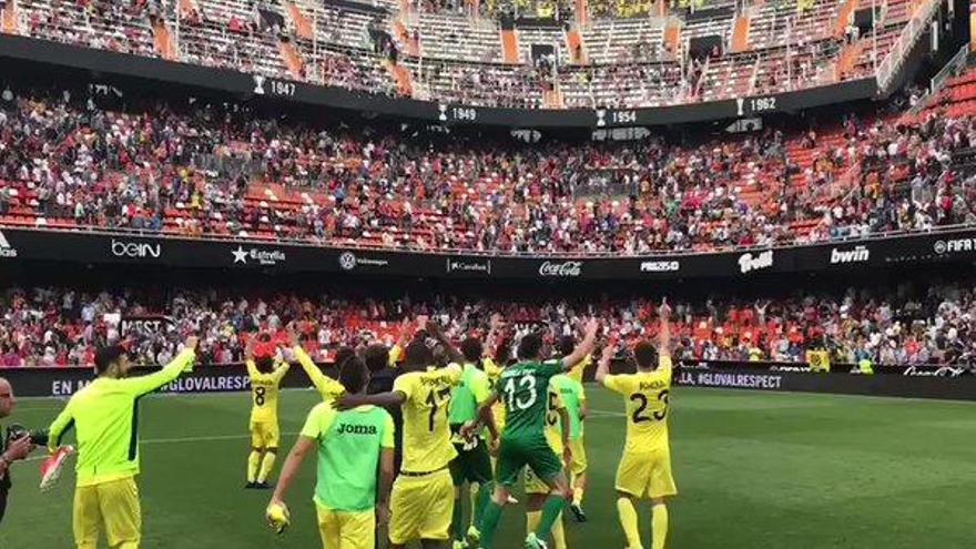 Fin de temporada apoteósico para el Villarreal en Mestalla