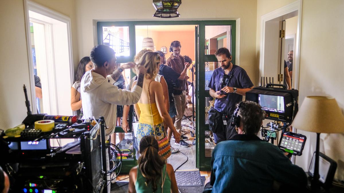 Rodaje de la película 'Días de agosto'