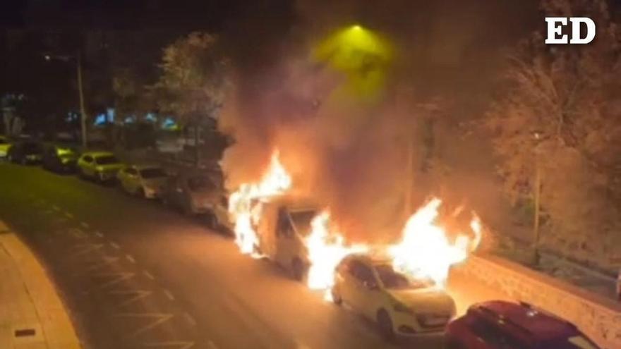 El autor de los incendios de Adeje quemó 14 coches y causó daños en una vivienda