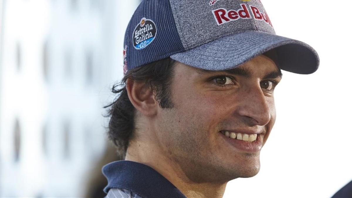 Carlos Sainz, en Barcelona