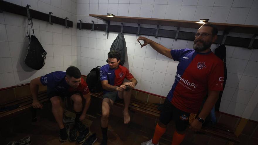 Las condiciones del club de rugby de La Calzada, en imágenes