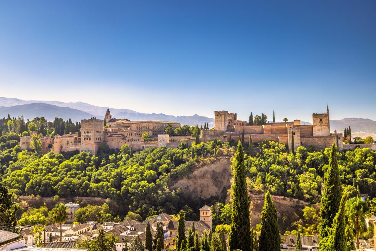 Las vistas de La Alhambra desde el Mirador de San Nicolás (Granada)