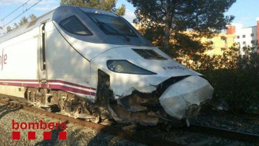 El tren accidentado