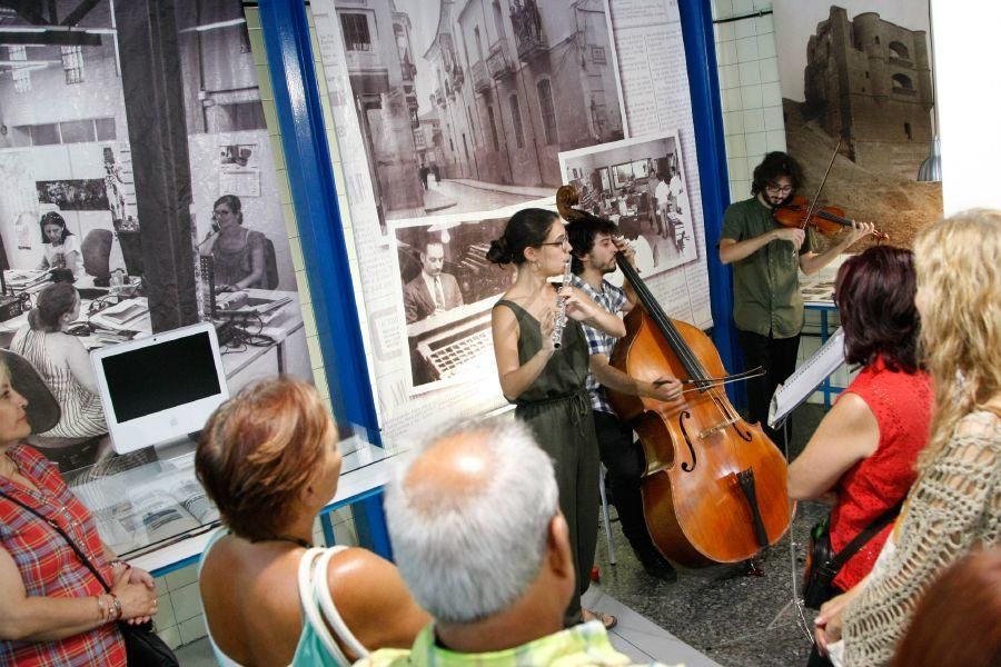 Concierto de Vandalia Trío en la exposición