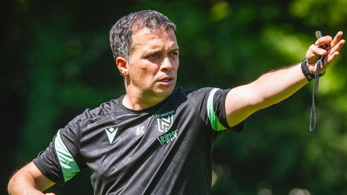 Luís Castro con el Nantes