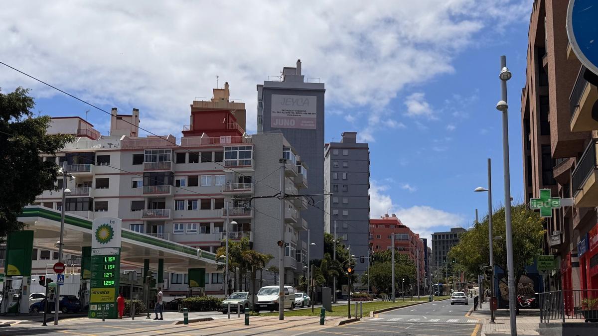Avenida Islas Canarias, en el municipio de Santa Cruz de Tenerife.