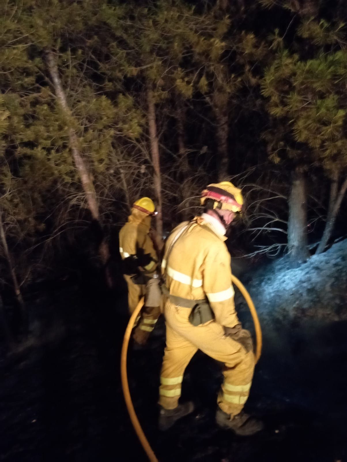 Actuación en el incendio de Ateca.