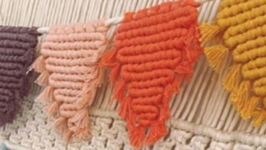 Taller de banderines de nudos. Con Weaving Rules