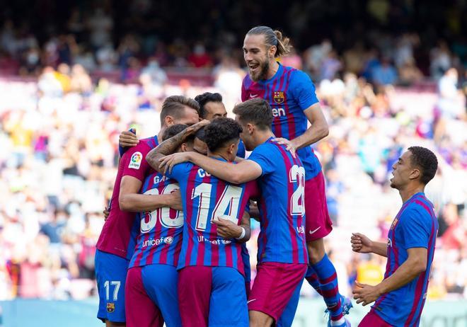 Las mejores imágenes del Barça - Levante: Ansu Fati, Depay, de Jong, Gavi, Nico...