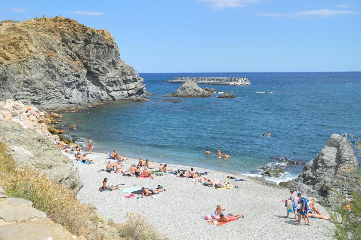 Platja de la Gola de Llançà.