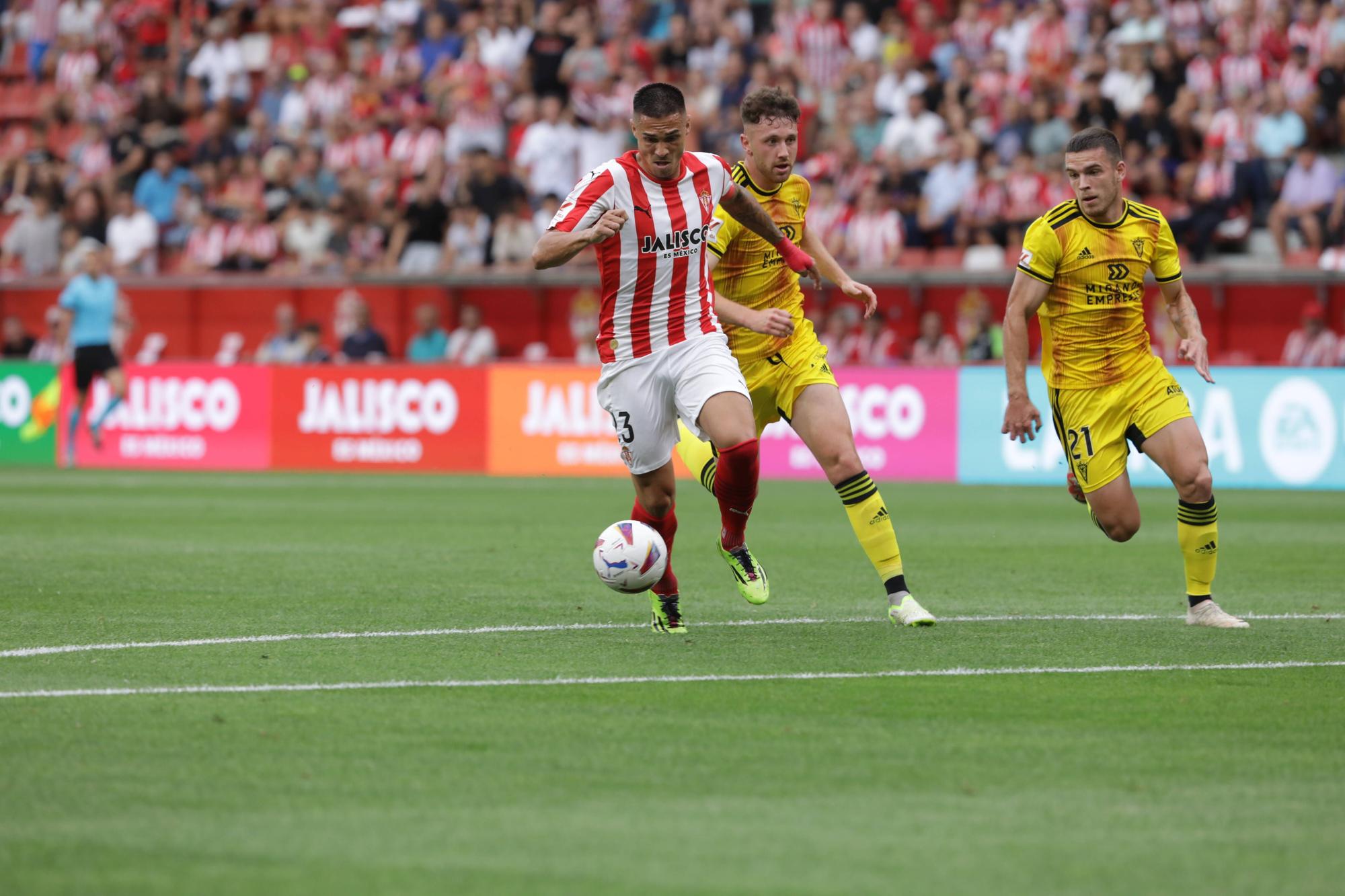 Así fue el partido entre el Sporting y el Mirandés