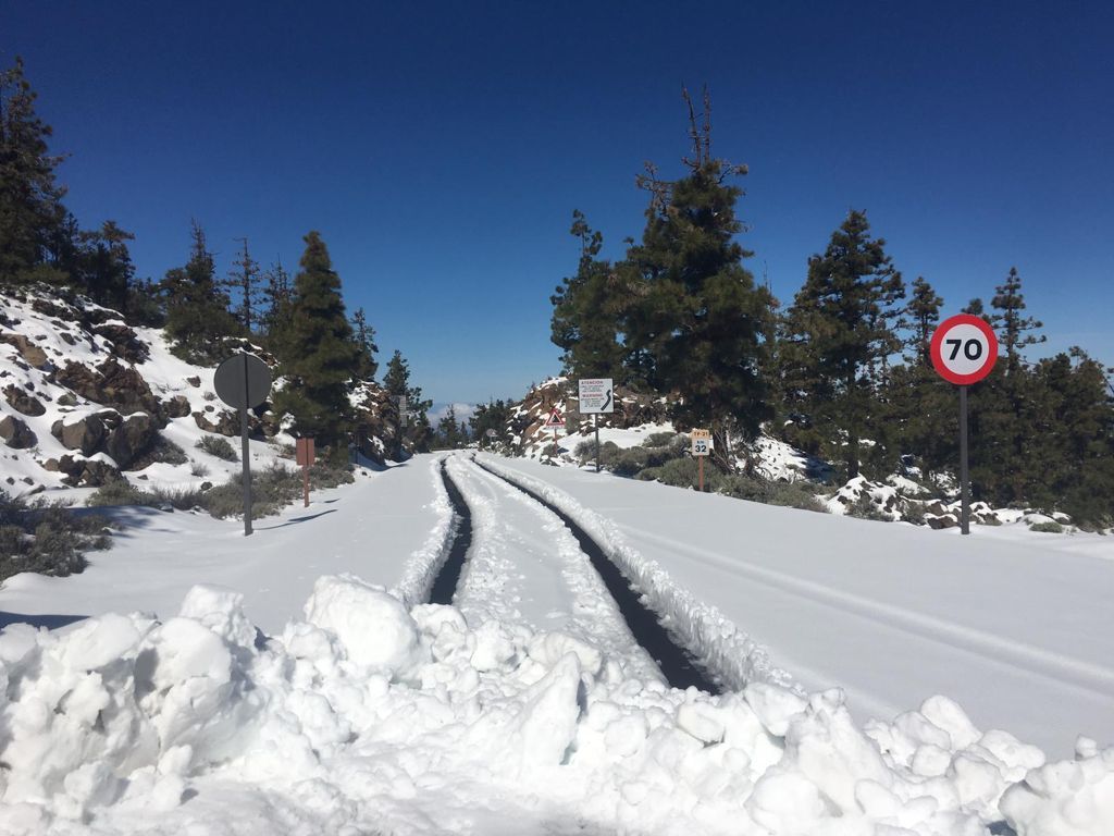 Carreteras de acceso al Teide