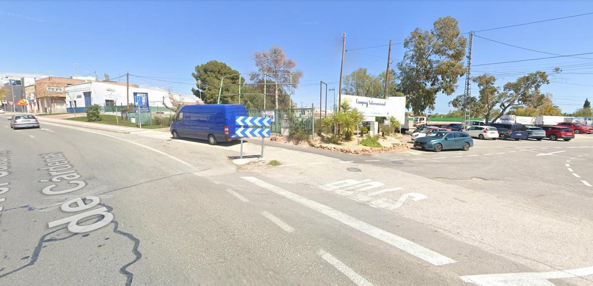 Curva donde este miércoles un hombre de cerca de 80 años era arrollado por una furgoneta en Crevillent, en una imagen de Google Maps