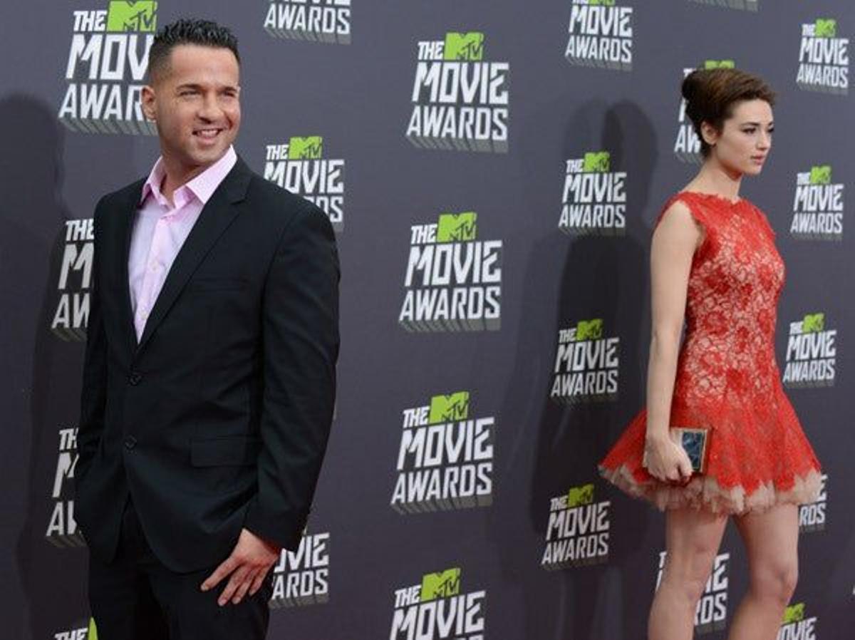 Mike 'The Situation' y Crystal Reed