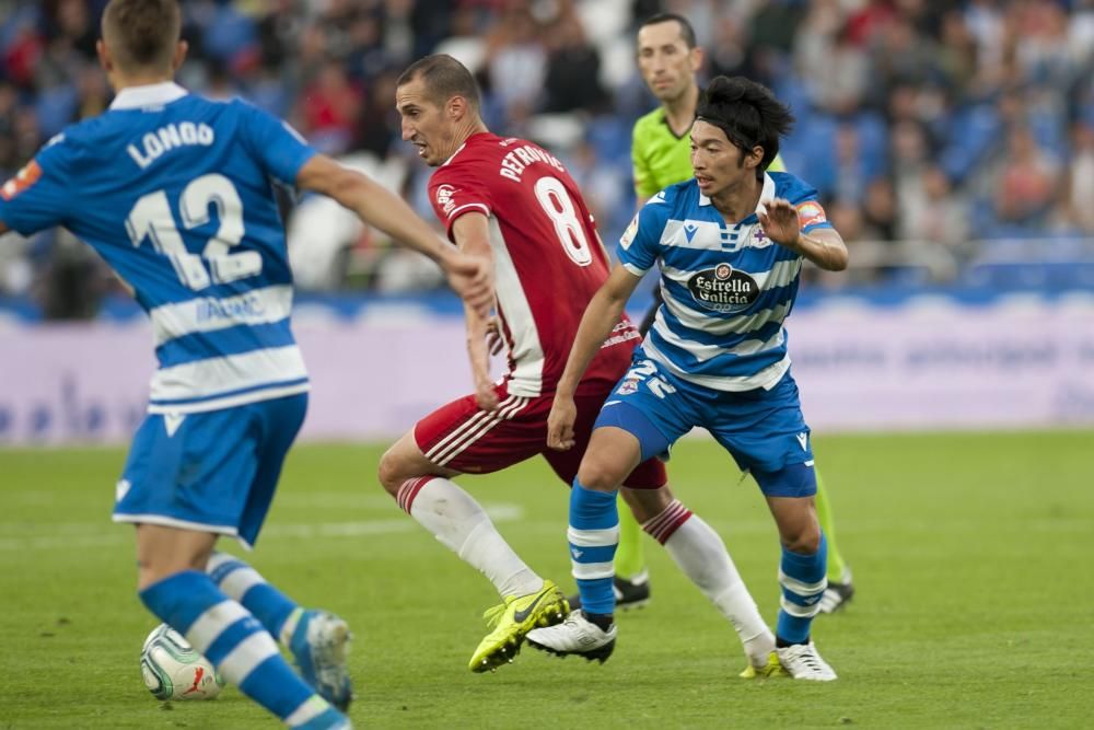 El Dépor empata en Riazor ante el Almería