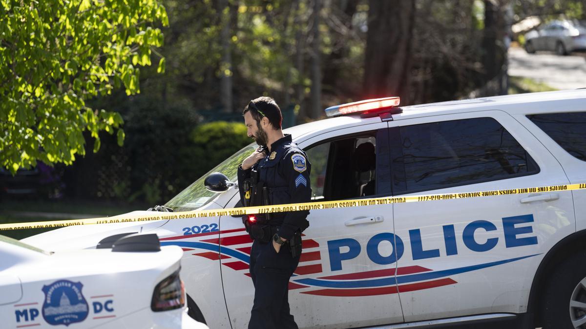 Un agente de la Policía de Washington.