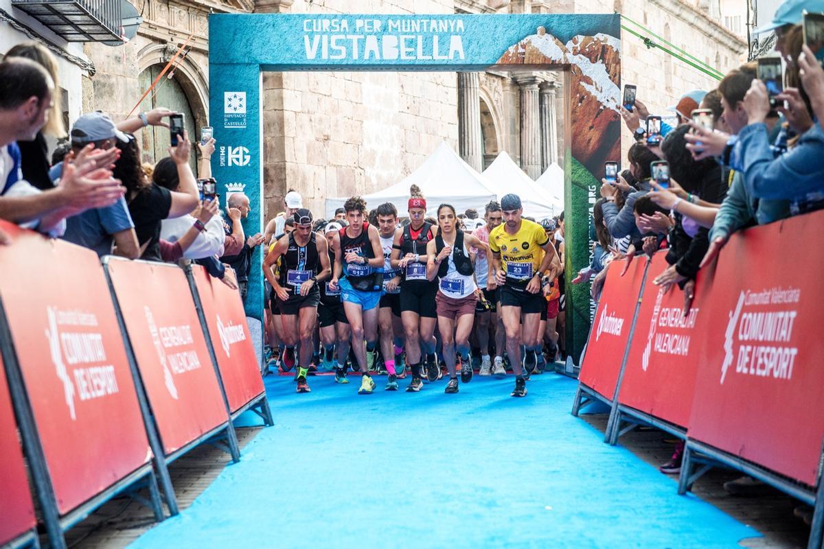 Salida de la Cursa per Muntanya de Vistabella.