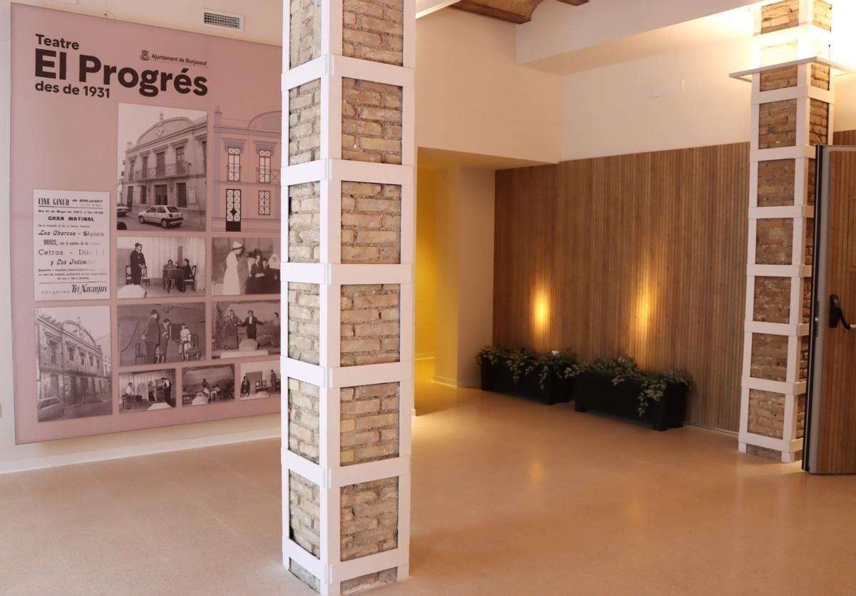 Interior del Teatro El Progrés de Burjassot.