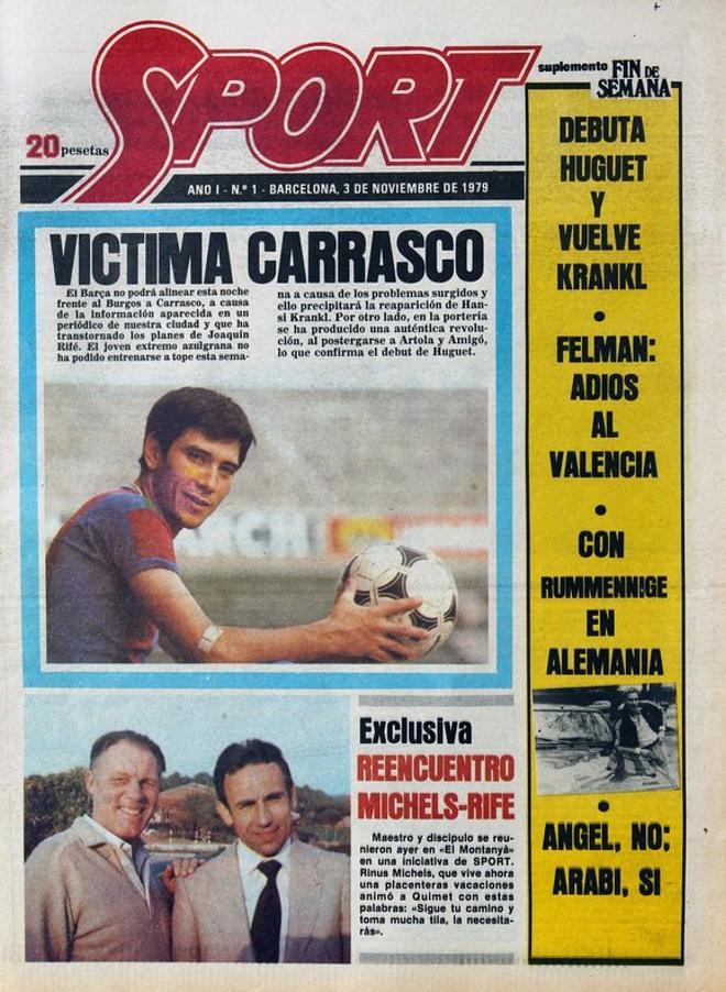 1979 - El Barça no pudo alinear a Carrasco frente al Burgos