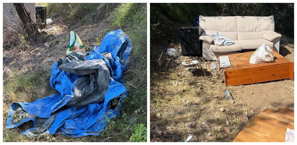 La Policía Local de Xàtiva identifica una acampada ilegal en las inmediaciones del Castell