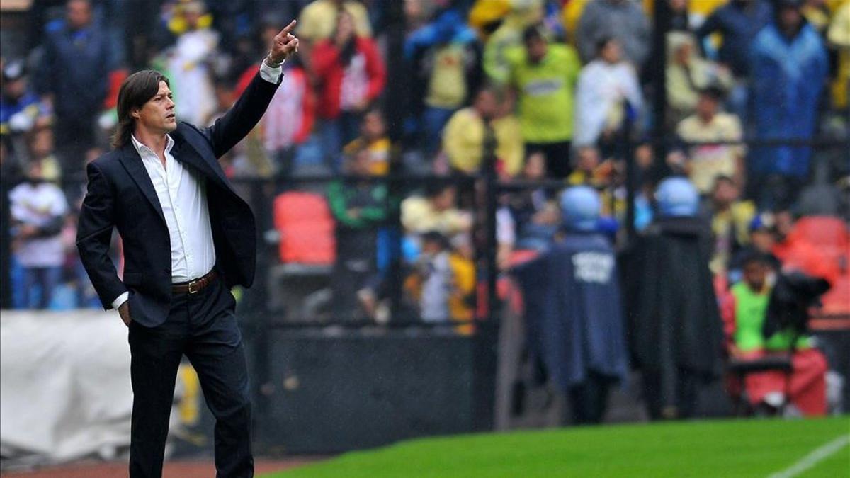 Matías Almeyda también fue técnico de River Plate