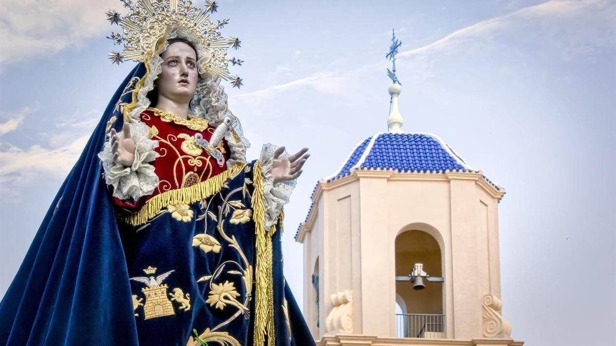 Archivo - Virgen de los Dolores de Francisco Salzillo de Tobarra.