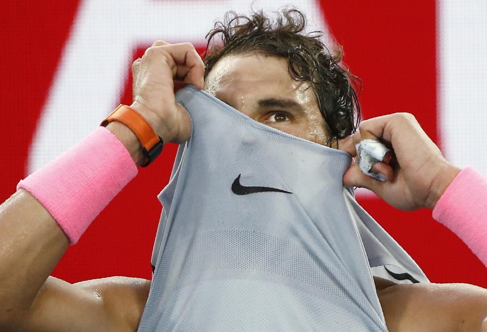 Rafa Nadal, sin mangas