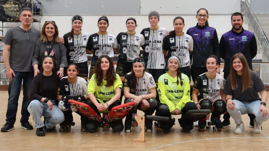El eNe Oposiciones-Lena de hockey sobre patines quiere culminar una temporada de ensueño en el campeonato de España sub-17