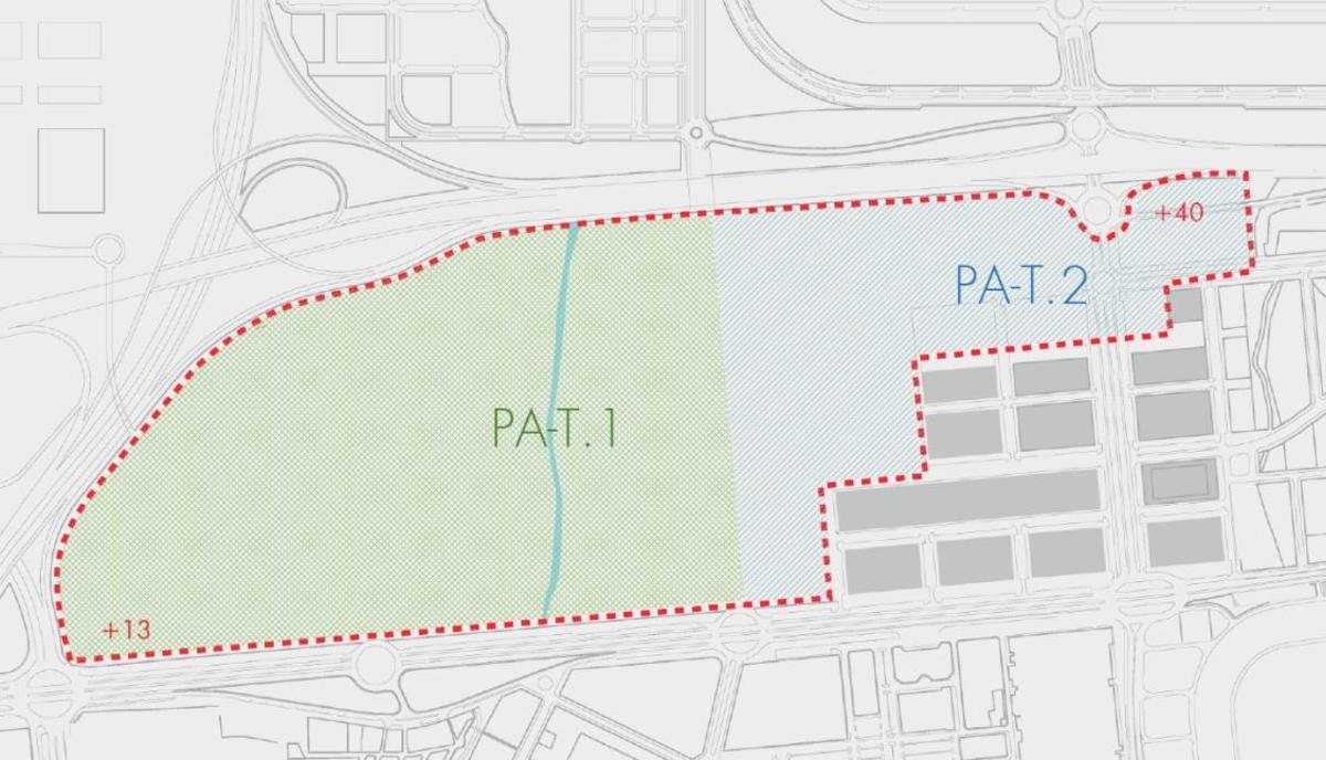Diseño de la parcela que acogerá la Expo 2027.