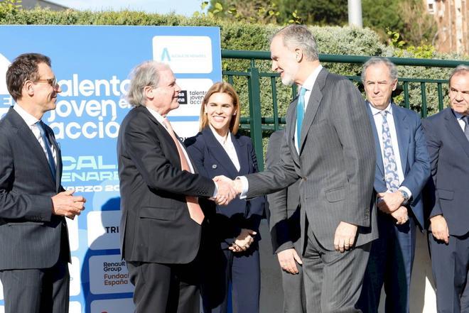 Visita del Rey en Alcalá de Henares por el Tour del Talento