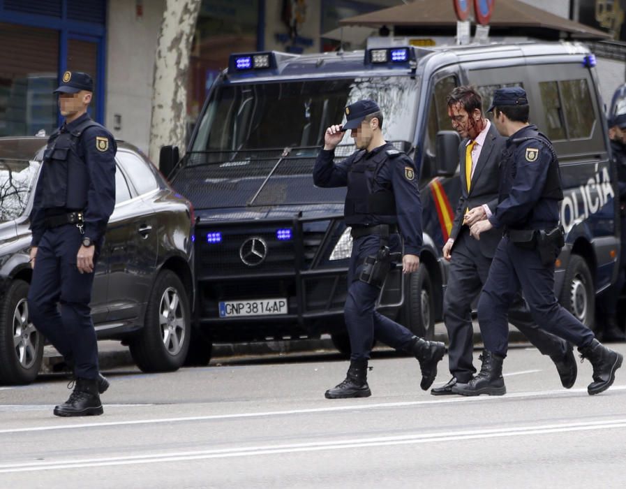 Un herido leve en un atraco frustrado en Madrid