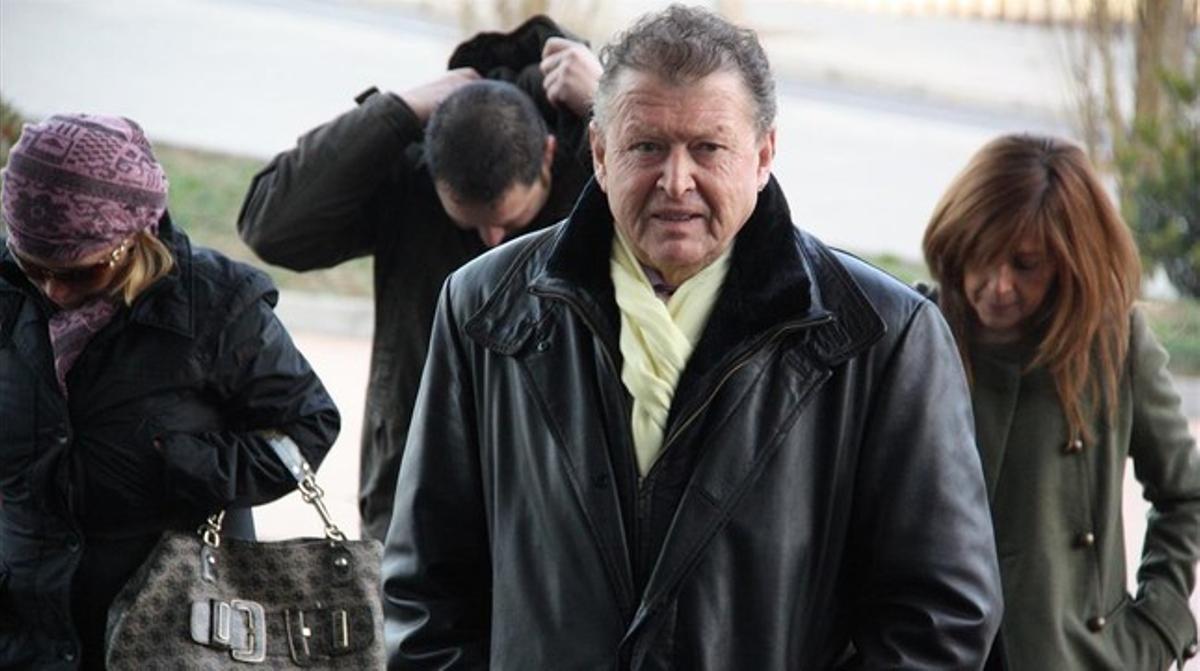 José Moreno, a l’arribar a l’Audiència de Girona. José Moreno, a l’arribar a l’Audiència de Girona.