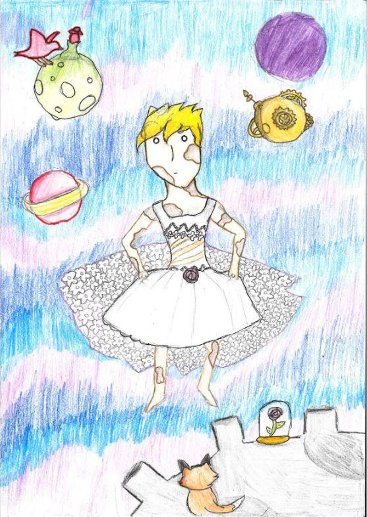 El dibujo ganador de Mireya Martín