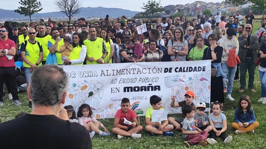 La Xunta incrementará los fondos a los comedores escolares de Moaña y contratará a un nutricionista