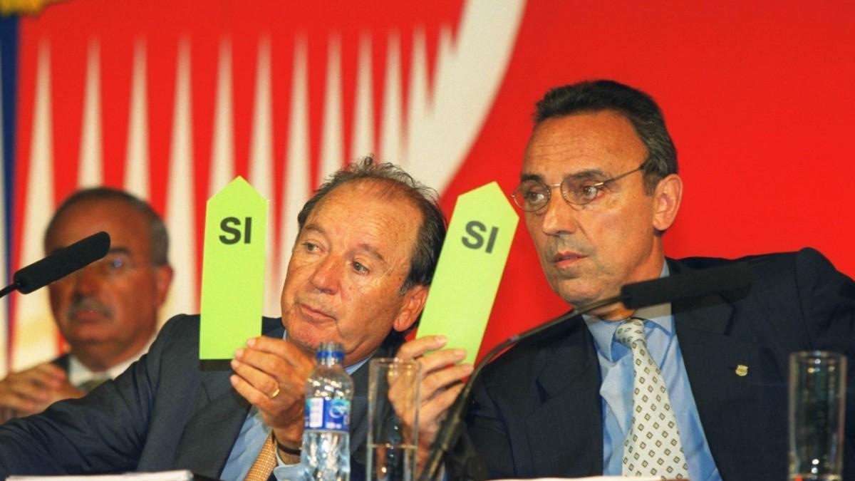 Nuñez y Gaspart eran la parte fundamental de la Comisión Deportiva del Barça