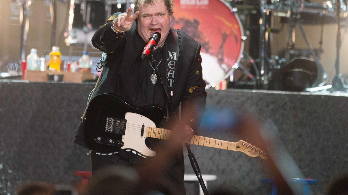 El cantante Meat Loaf, durante un concierto.