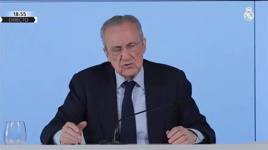 Florentino Pérez: "Llevo 26 años en esto y se han pegado jugadores casi todas las temporadas"
