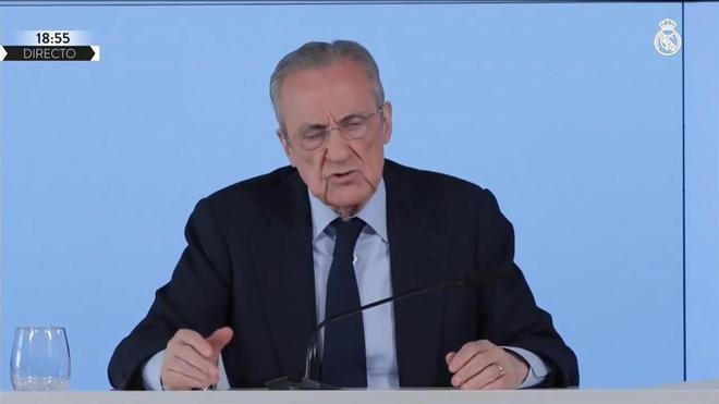 Florentino Pérez: Llevo 26 años en esto y se han pegado jugadores casi todas las temporadas
