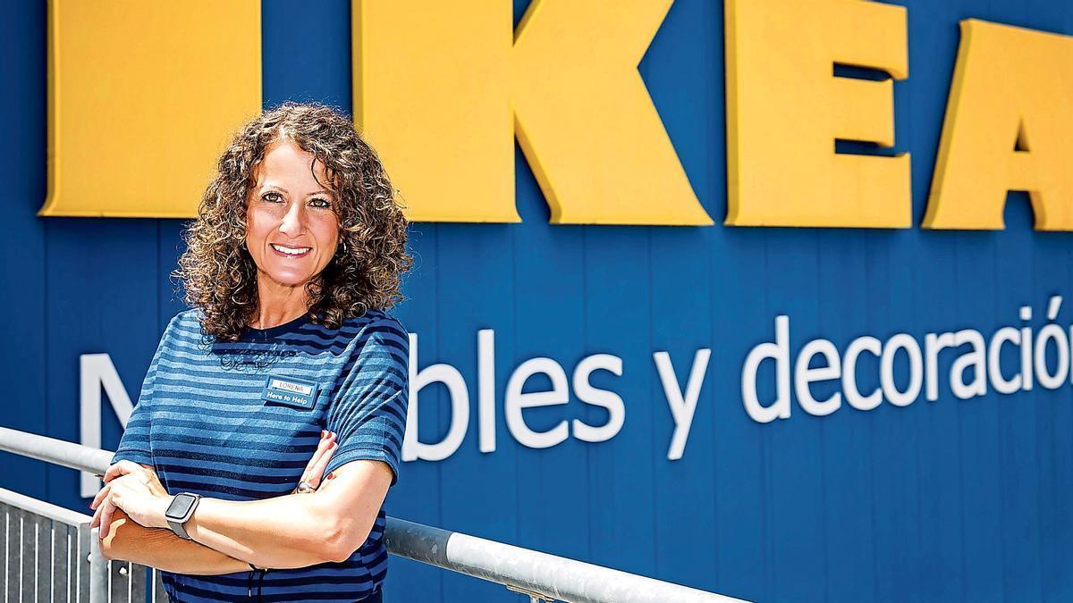 La directora financiera de IKEA, Lorena Lourido, esta semana en Alcorcón, Madrid.
