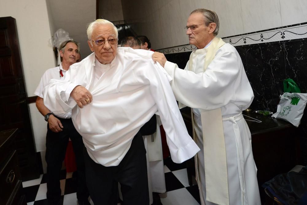 Homenaje al Padre Ángel en La Rebollada