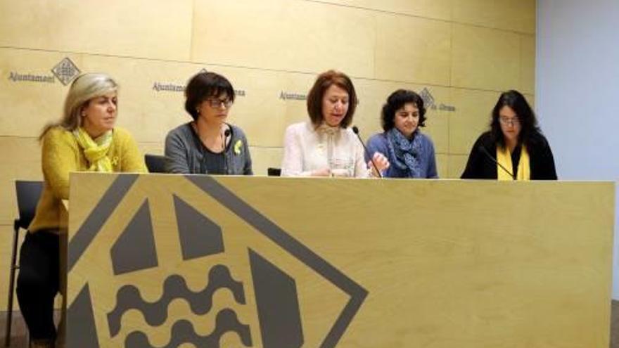 La presentació de l&#039;entitat, ahir al matí, a Girona.