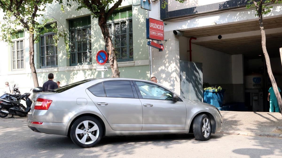 Dolors Bassa visita a su madre en el hospital