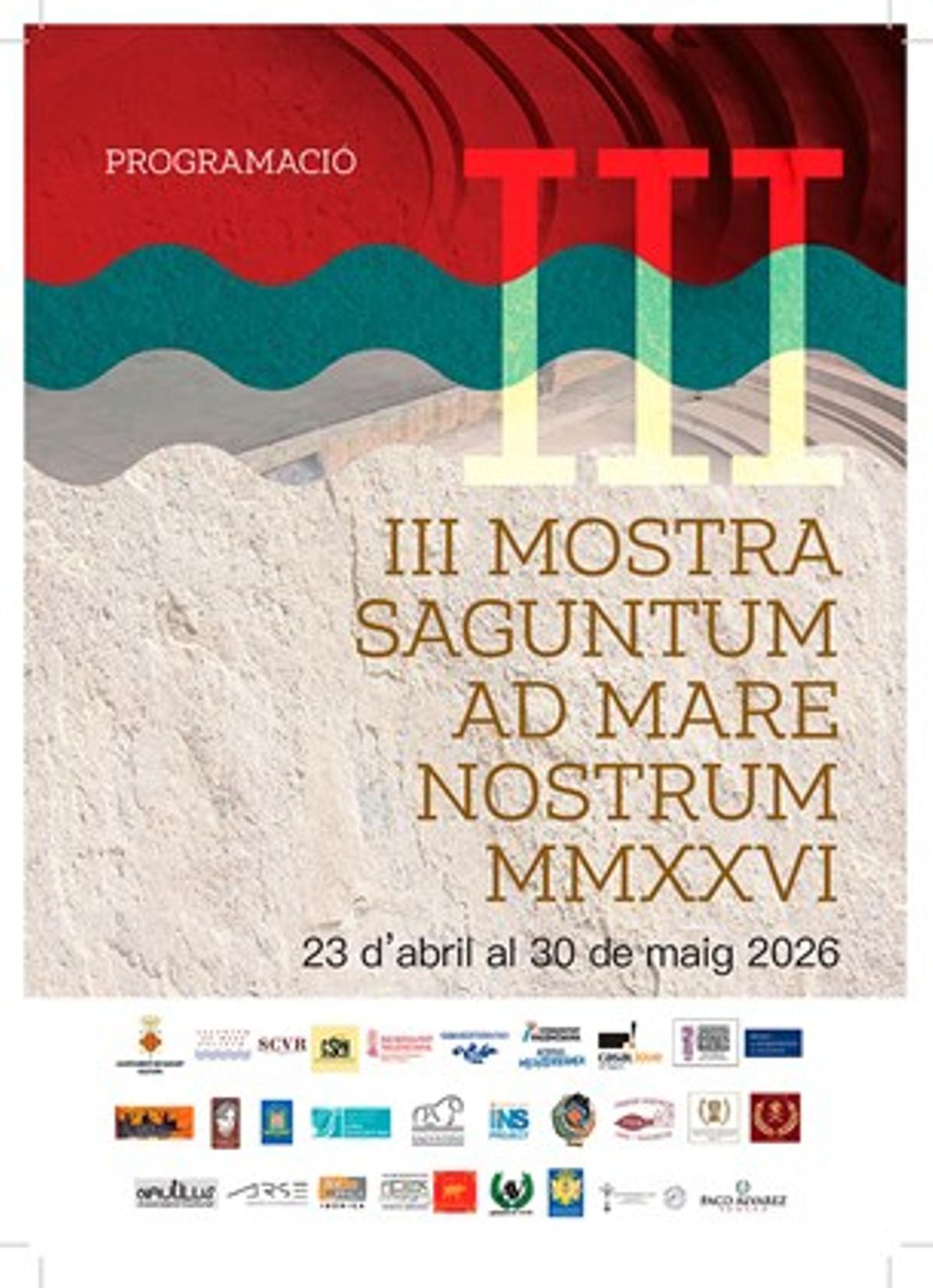 Cartel III Mostra Saguntum ad Mare Nostrum