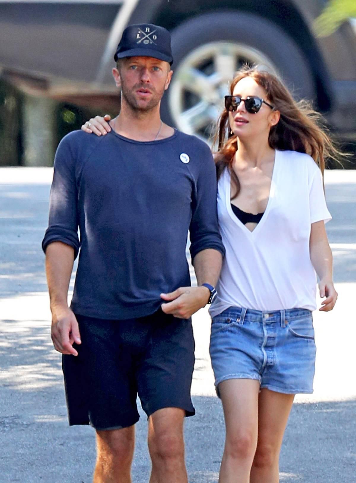 Chris Martin y Dakota Johnson