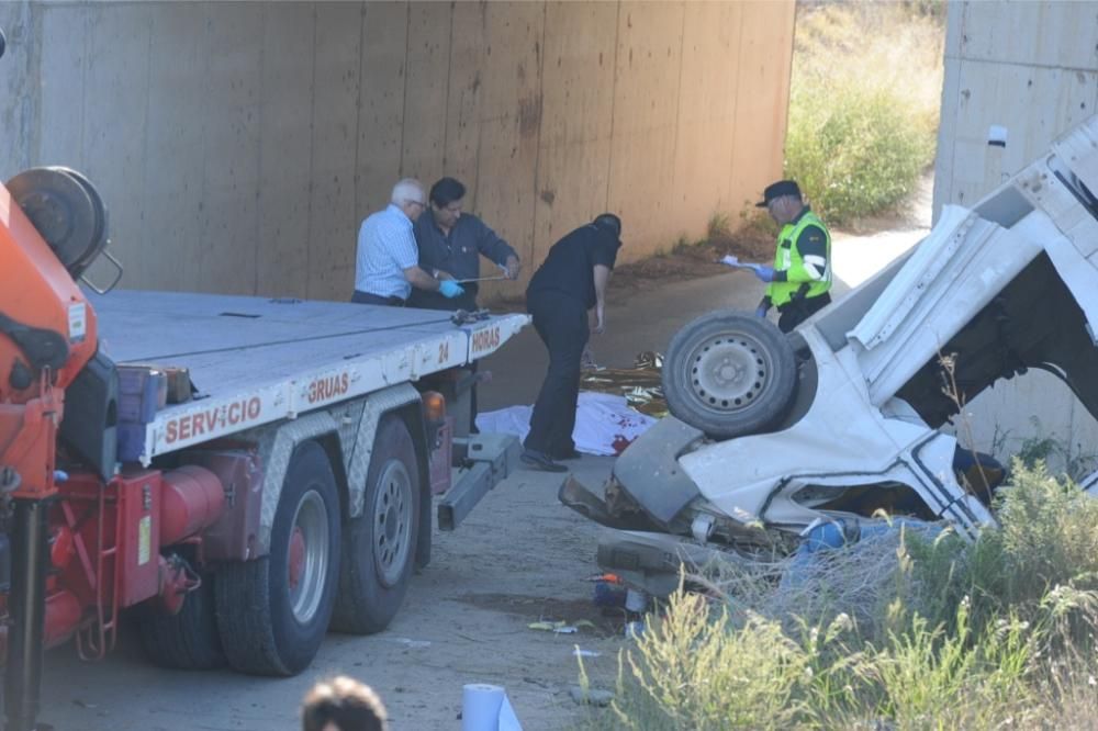 Grave accidente en la autovía Lorca-Águilas