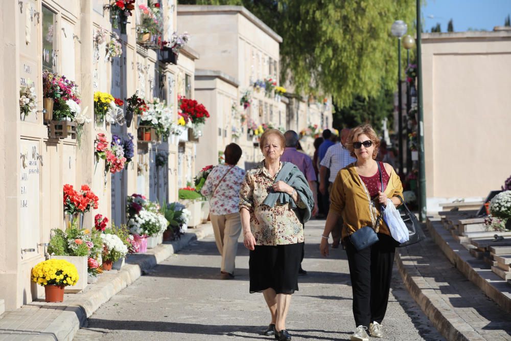 Unas 25.000 personas acuden al cementerio por Tots Sants