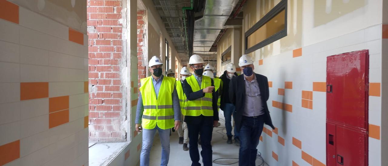 Visita a las obras del colegio Lo Romero