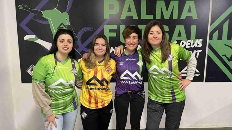 Las mujeres del Mallorca Palma Futsal.