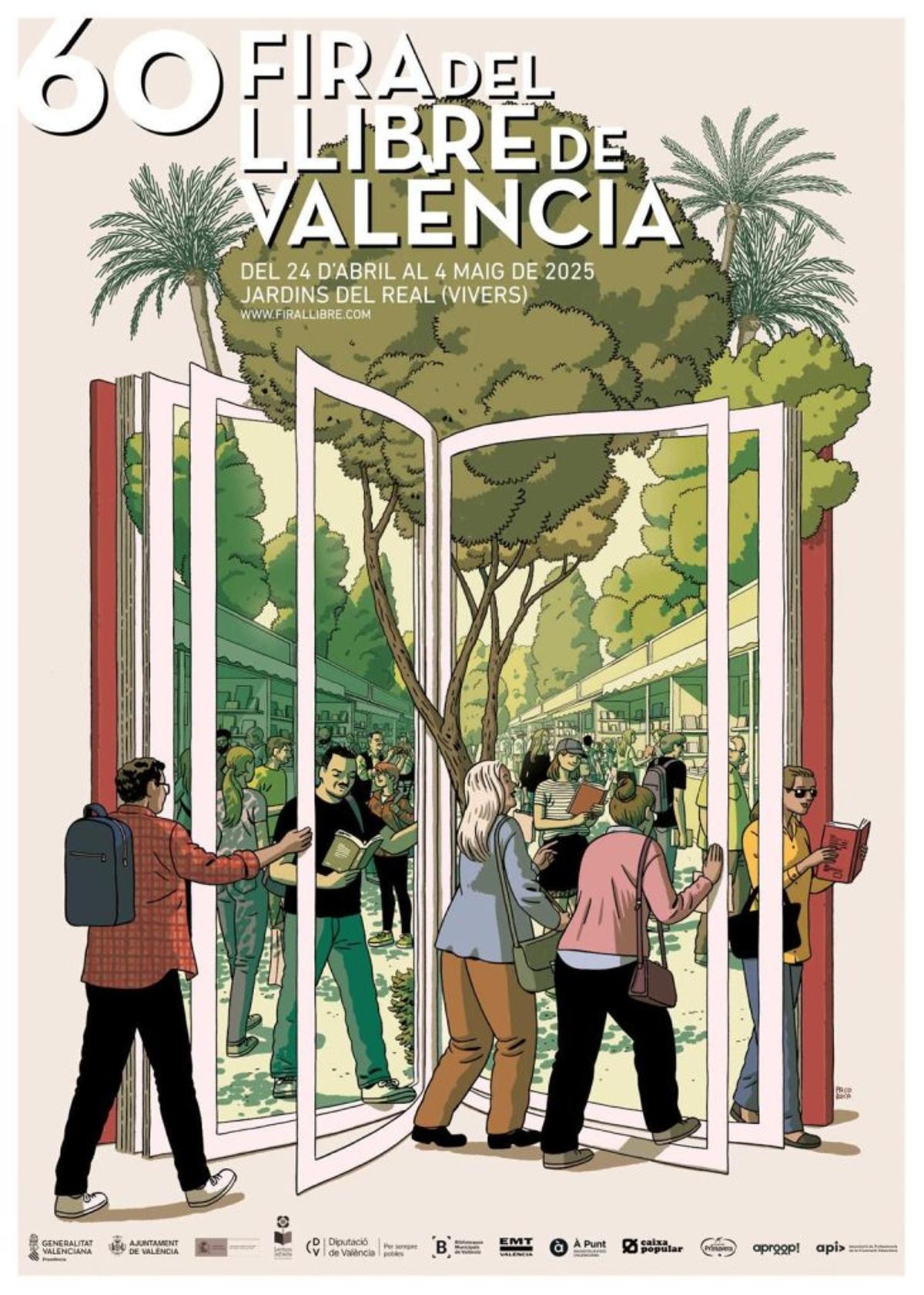 Cartel de Paco Roca para la Fira del Llibre.